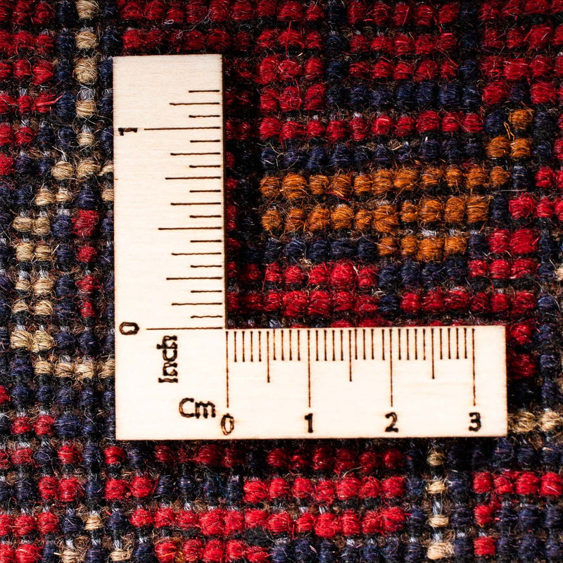 Tapis afghan - Kunduz - 102 x 52 cm - rouge foncé