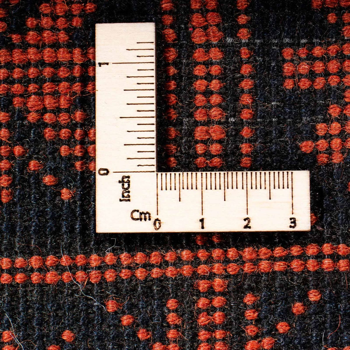 Tapis afghan - 174 x 118 cm - rouille