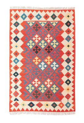 Tapis Kelim - Oriental - 183 x 120 cm - orange