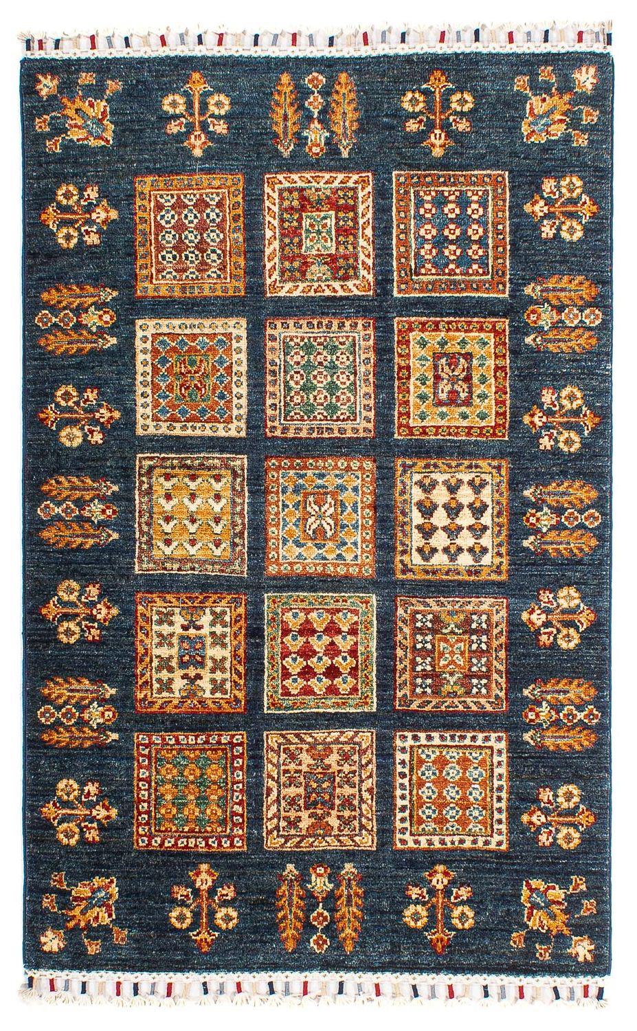 Tapis Ziegler - Bakhtiari - 123 x 83 cm - bleu foncé