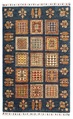 Tapis Ziegler - Bakhtiari - 123 x 83 cm - bleu foncé