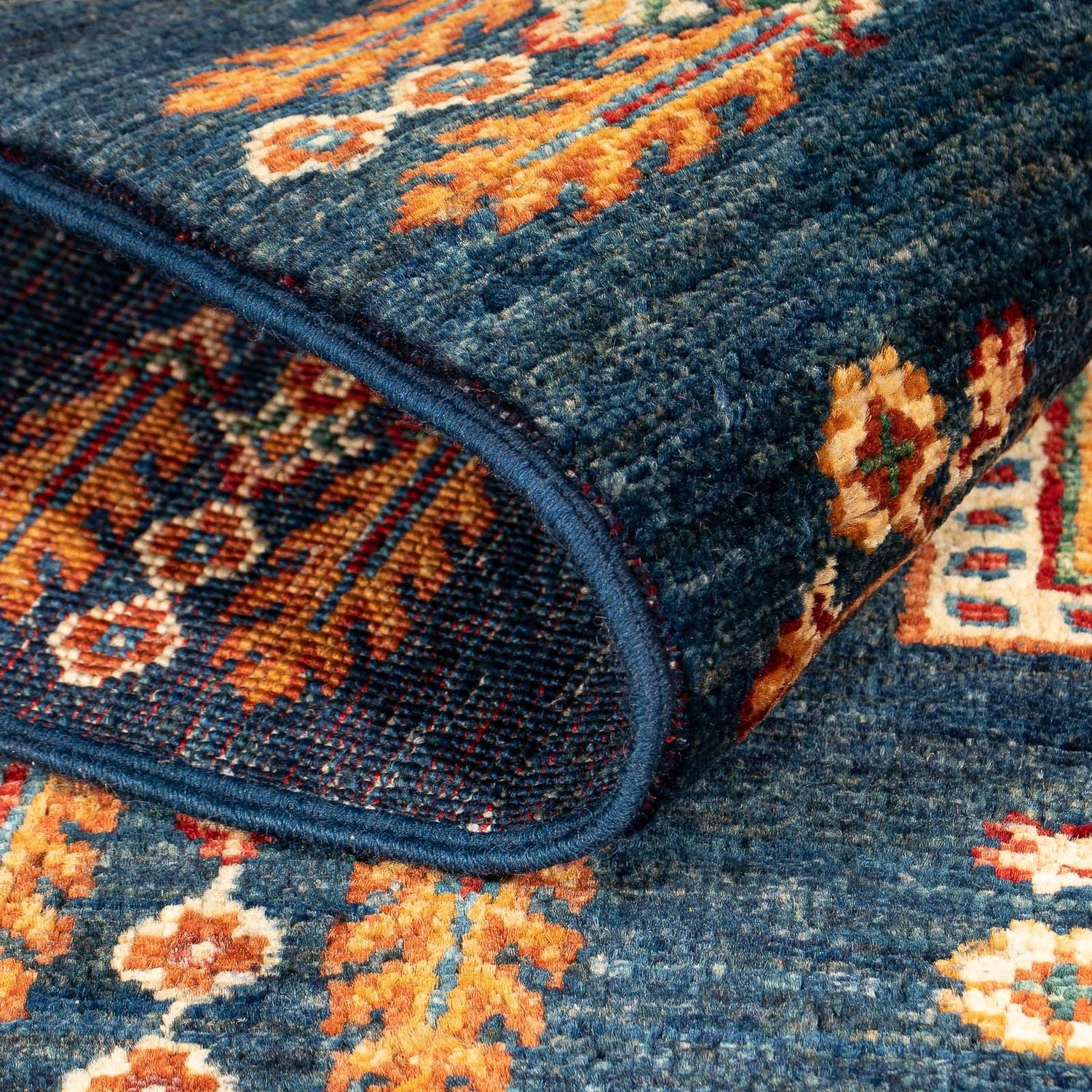 Tapis Ziegler - Bakhtiari - 123 x 83 cm - bleu foncé