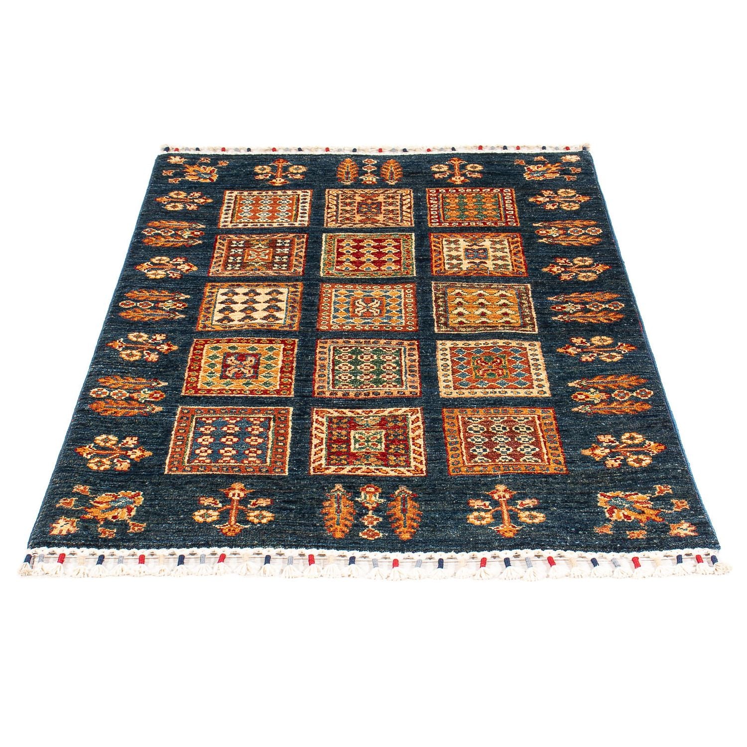 Tapis Ziegler - Bakhtiari - 123 x 83 cm - bleu foncé