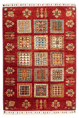 Tapis Ziegler - Bakhtiari - 123 x 84 cm - rouge foncé