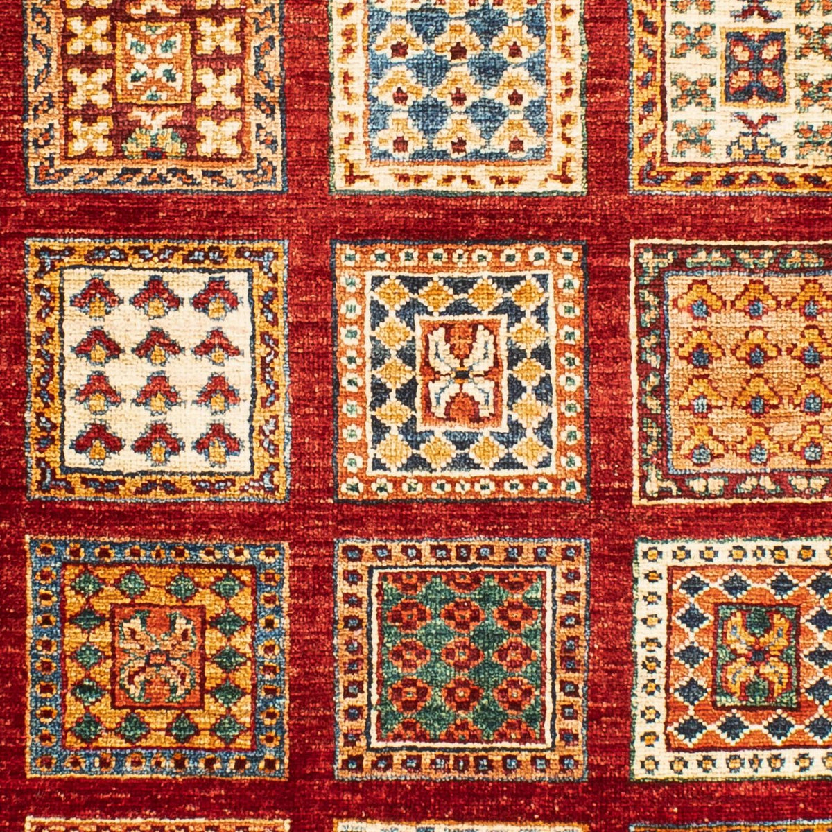 Tapis Ziegler - Bakhtiari - 123 x 84 cm - rouge foncé