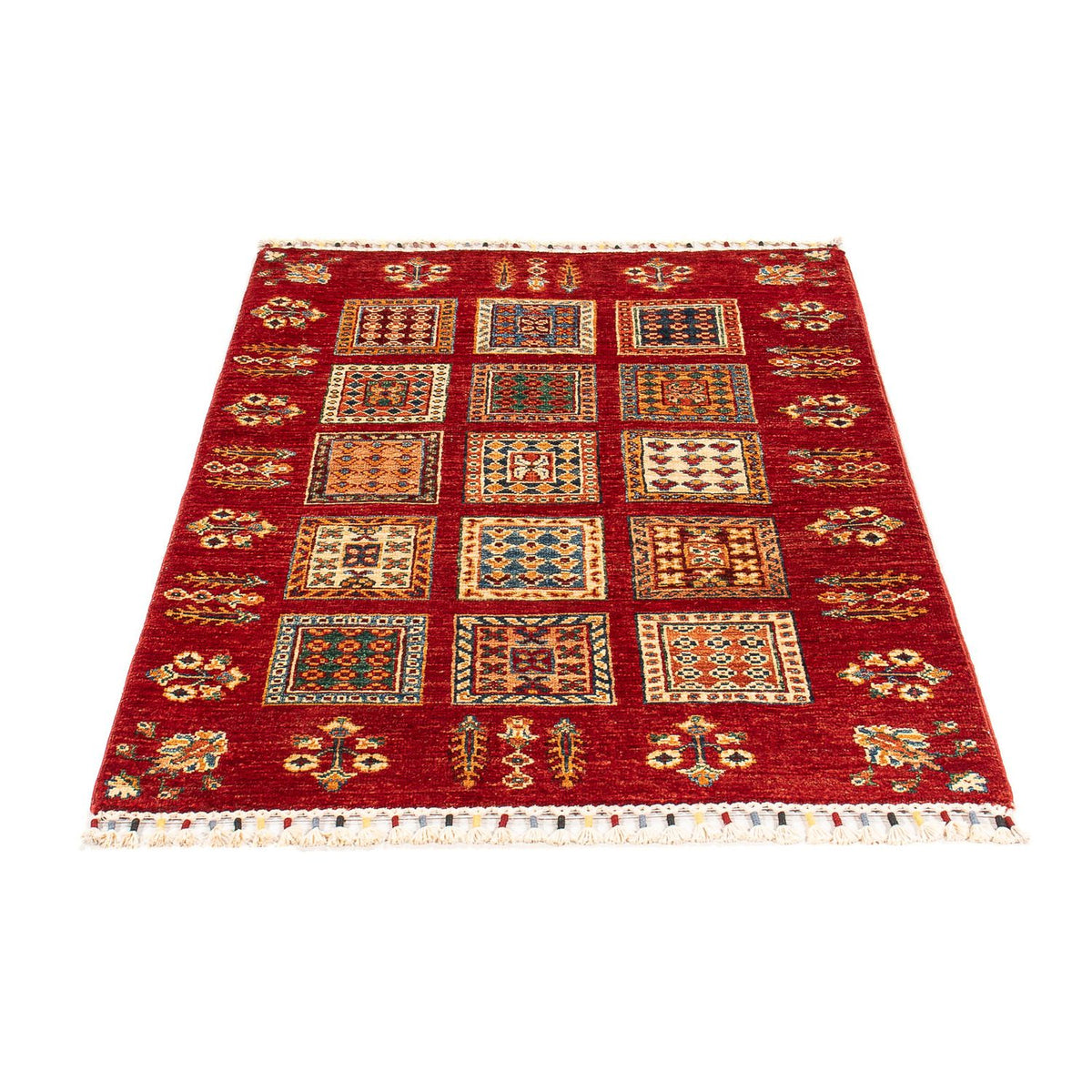 Tapis Ziegler - Bakhtiari - 123 x 84 cm - rouge foncé