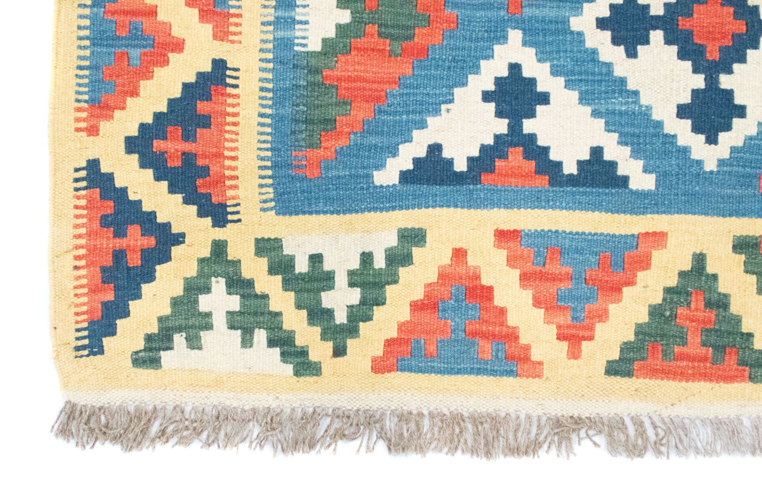 Tapis Kelim - Oriental - 168 x 128 cm - bleu