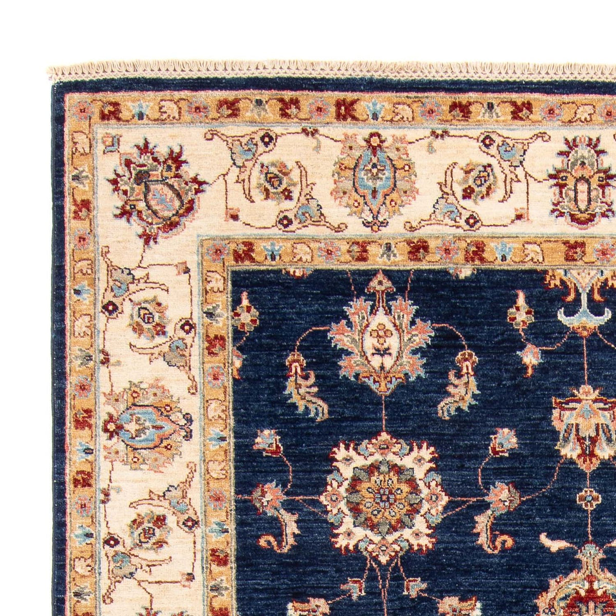 Tapis Ziegler - 242 x 175 cm - bleu foncé