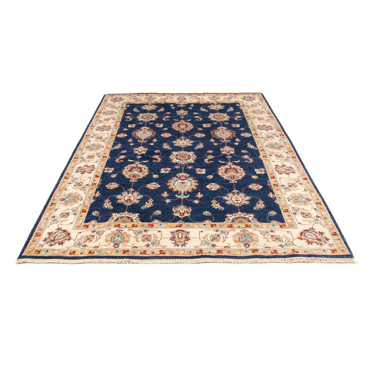 Tapis Ziegler - 242 x 175 cm - bleu foncé