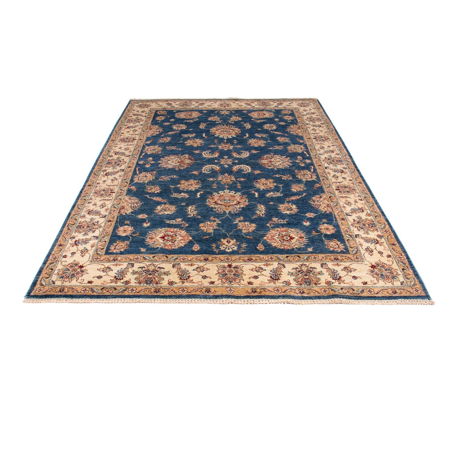 Tapis Ziegler - 257 x 175 cm - bleu foncé