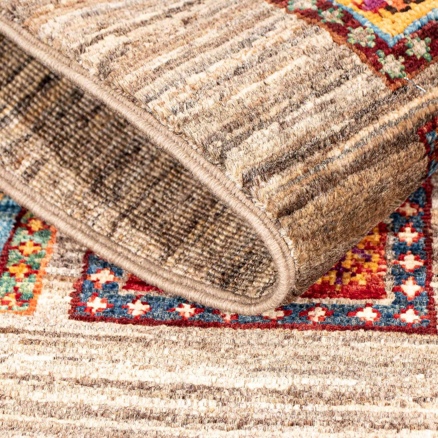 Tapis Ziegler - Bakhtiari - 91 x 60 cm - marron foncé