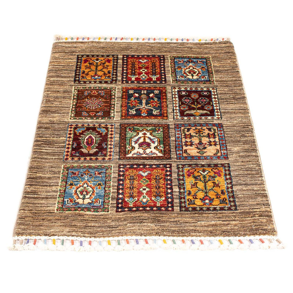 Tapis Ziegler - Bakhtiari - 91 x 60 cm - marron foncé