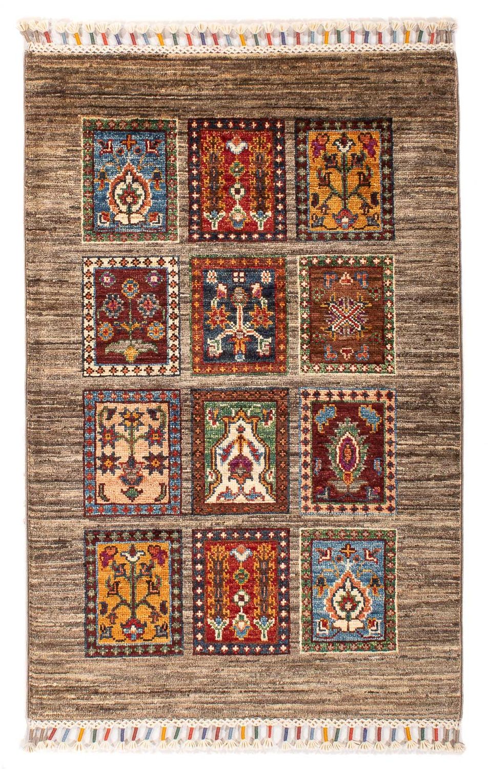 Tapis Ziegler - Bakhtiari - 96 x 62 cm - marron foncé