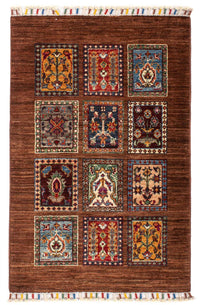 Tapis Ziegler - Bakhtiari - 98 x 61 cm - marron