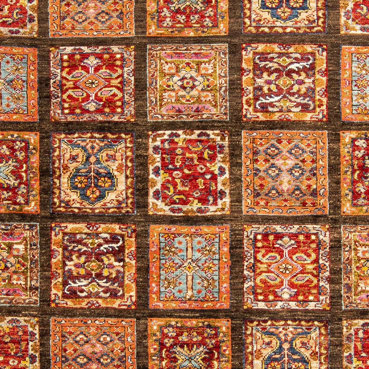 Tapis Ziegler - Bakhtiari - 193 x 150 cm - marron foncé