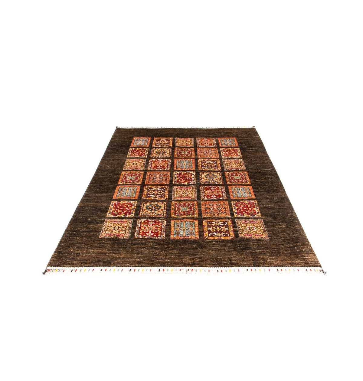 Tapis Ziegler - Bakhtiari - 193 x 150 cm - marron foncé