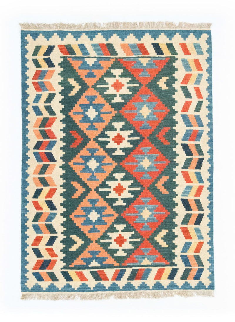 Tapis Kelim - Oriental - 177 x 130 cm - bleu