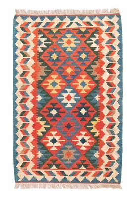 Tapis Kelim - Oriental - 185 x 119 cm - orange