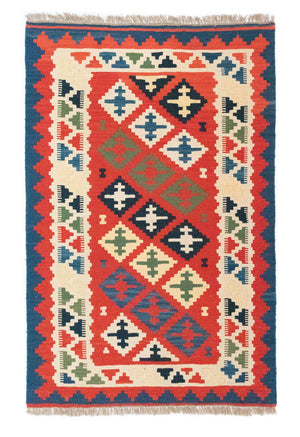 Tapis Kelim - Oriental - 150 x 102 cm - multicolore