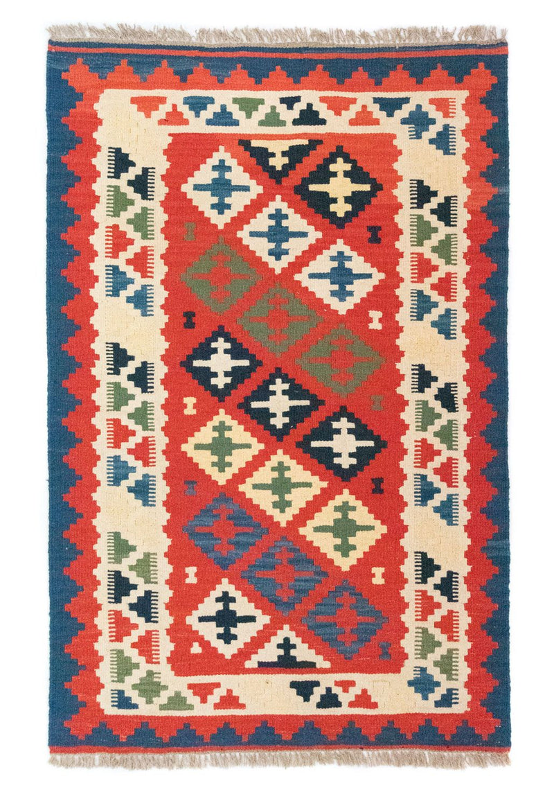 Tapis Kelim - Oriental - 150 x 102 cm - multicolore