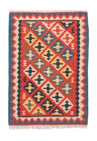 Tapis Kelim - Oriental - 150 x 102 cm - rouge