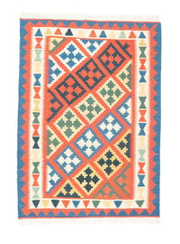 Tapis Kelim - Oriental - 148 x 106 cm - orange