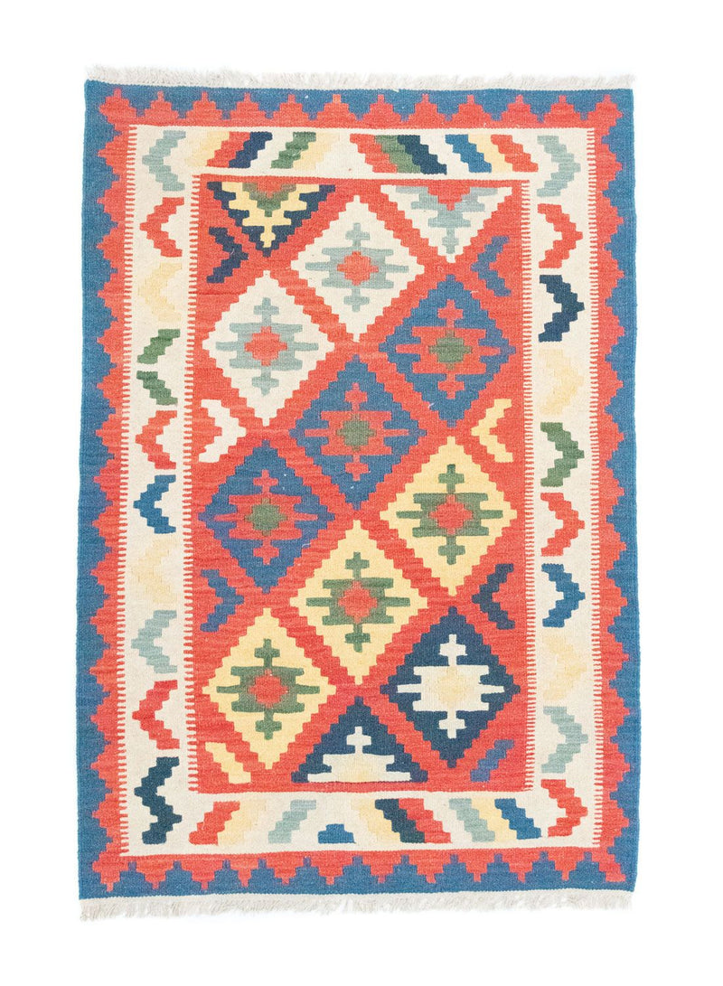 Tapis Kelim - Oriental - 147 x 100 cm - orange