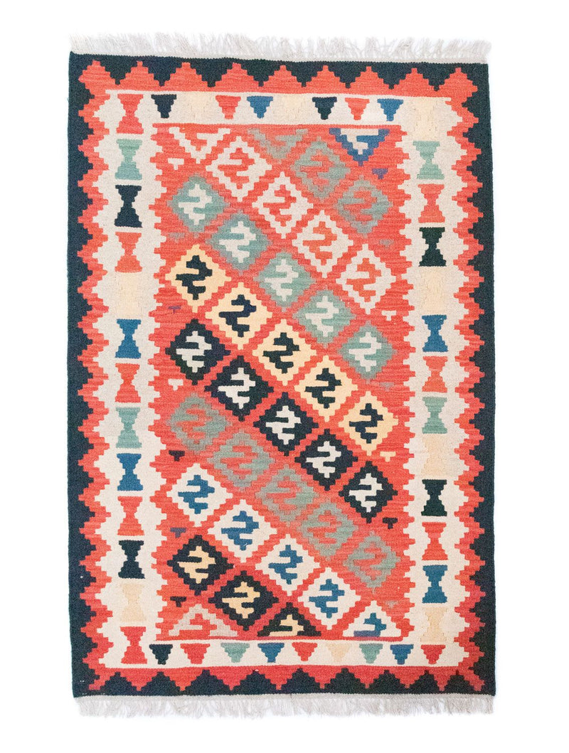 Tapis Kelim - Oriental - 149 x 104 cm - orange