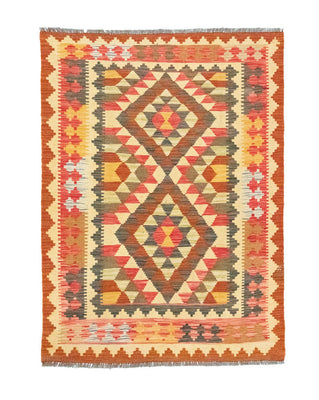 Tapis Kelim - Oriental - 146 x 99 cm - orange