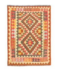 Tapis Kelim - Oriental - 146 x 99 cm - orange