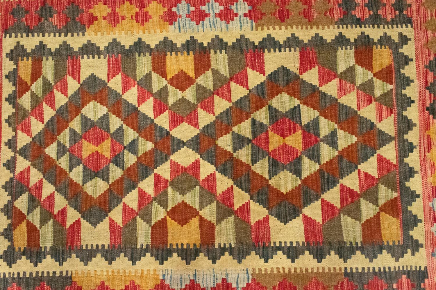 Tapis Kelim - Oriental - 146 x 99 cm - orange