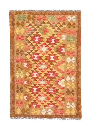 Tapis Kelim - Oriental - 152 x 95 cm - orange