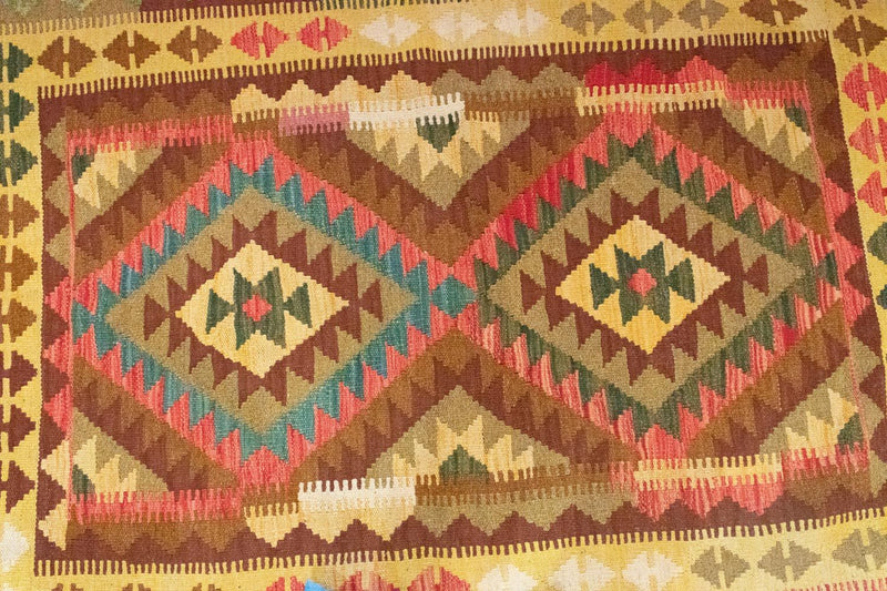 Tapis Kelim - Oriental - 156 x 105 cm - vert