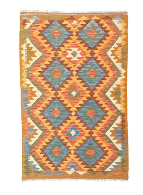 Tapis Kelim - Oriental - 158 x 100 cm - multicolore