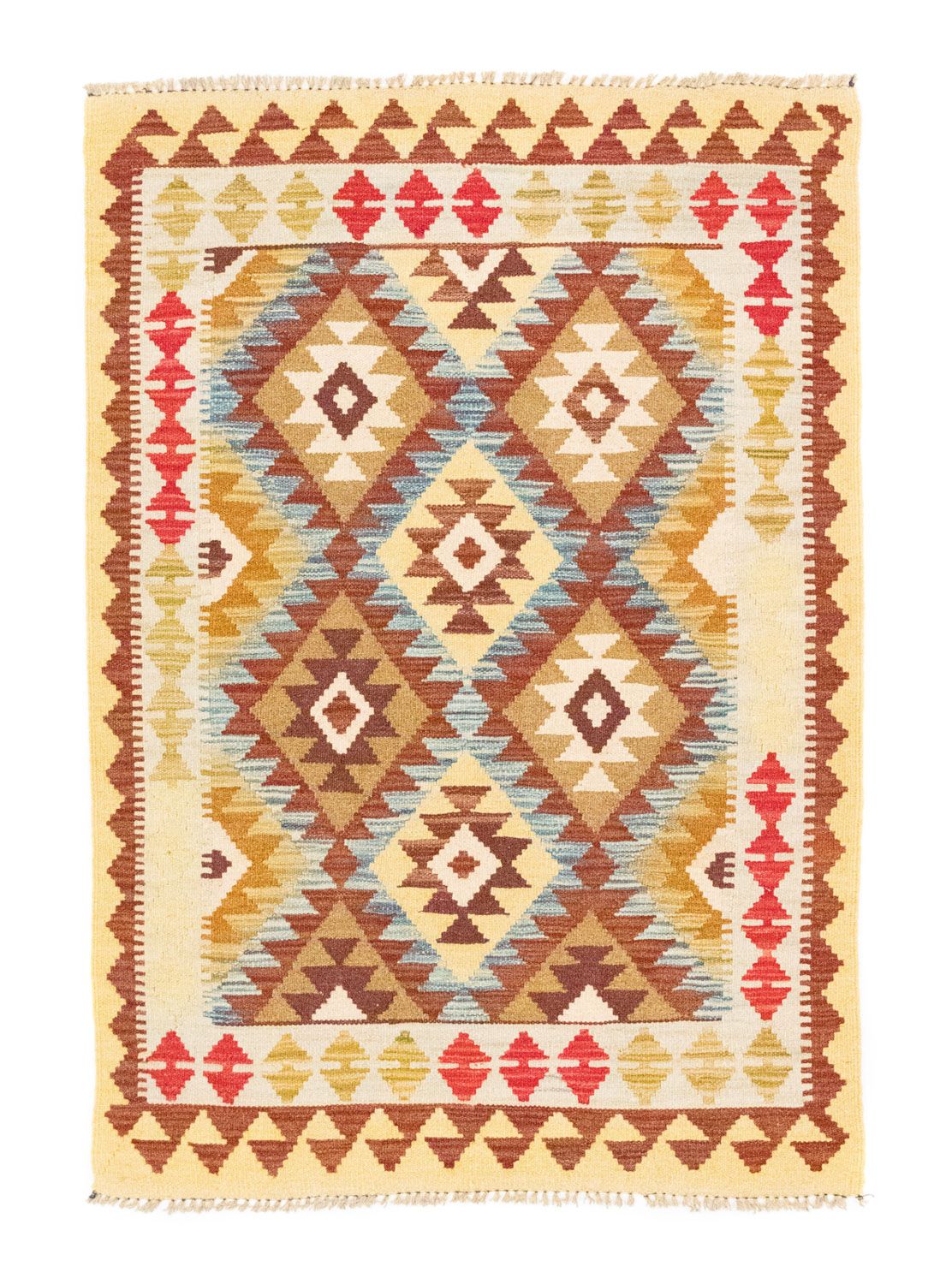 Tapis Kelim - Oriental - 149 x 103 cm - beige