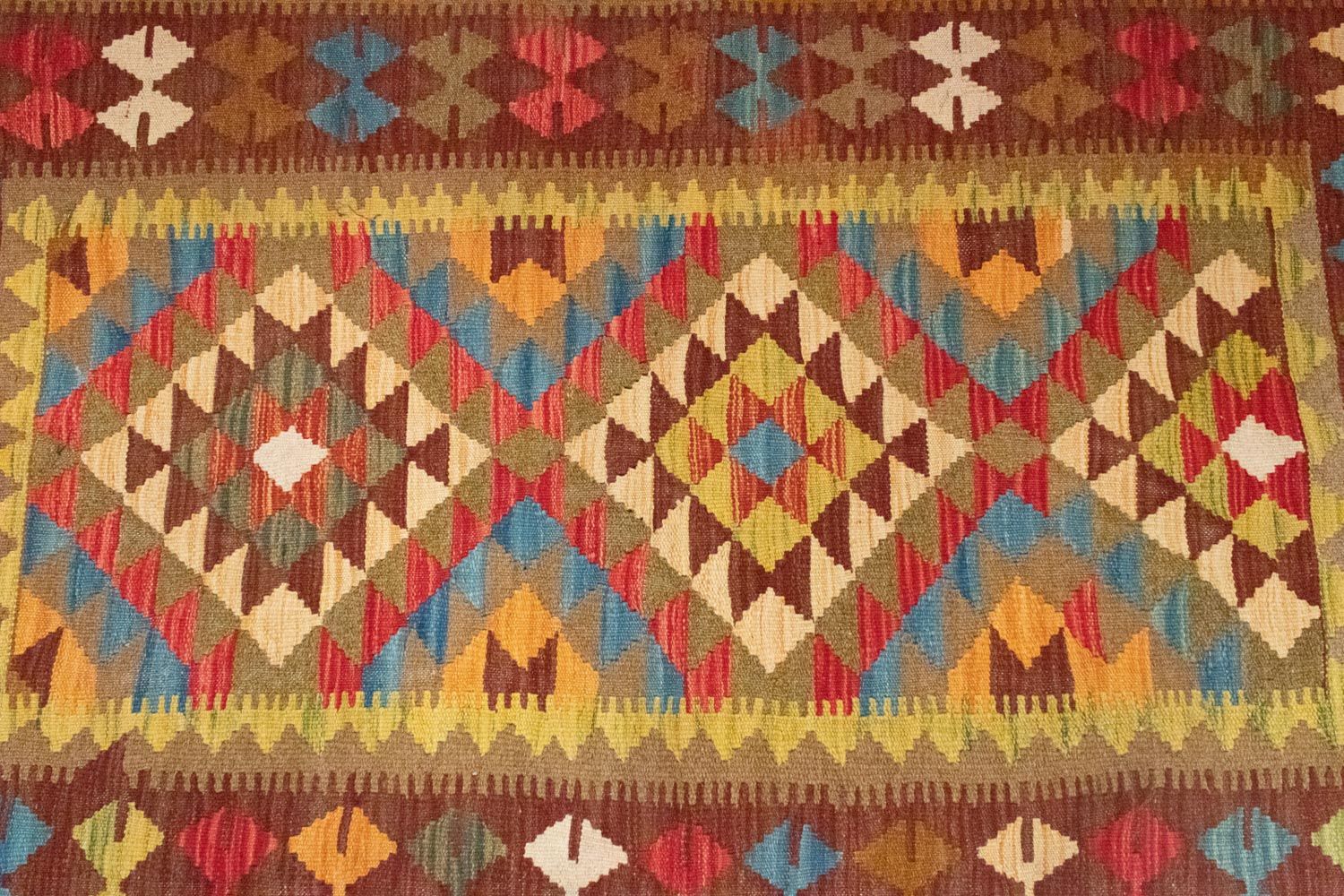 Tapis Kelim - Oriental - 159 x 99 cm - marron