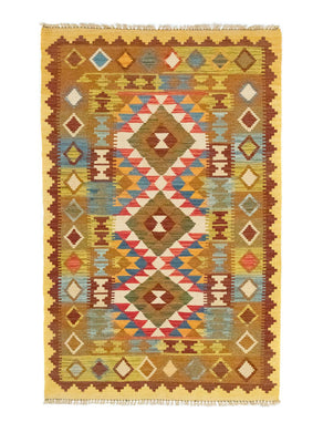 Tapis Kelim - Oriental - 159 x 101 cm - beige