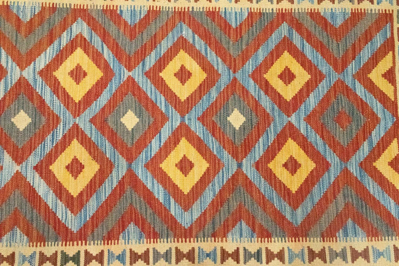 Tapis Kelim - Oriental - 161 x 107 cm - marron