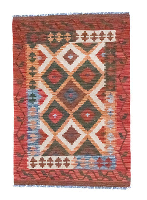 Tapis Kelim - Oriental - 152 x 104 cm - multicolore