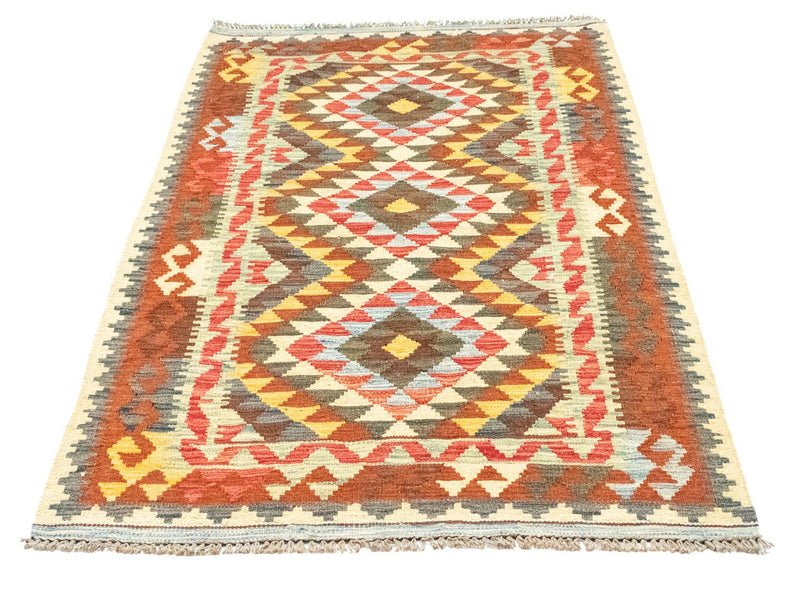 Tapis Kelim - Oriental - 168 x 103 cm - jaune