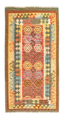 Tapis de couloir Tapis Kelim - Oriental - 197 x 100 cm - orange