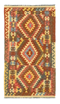 Tapis de couloir Tapis Kelim - Oriental - 192 x 104 cm - orange