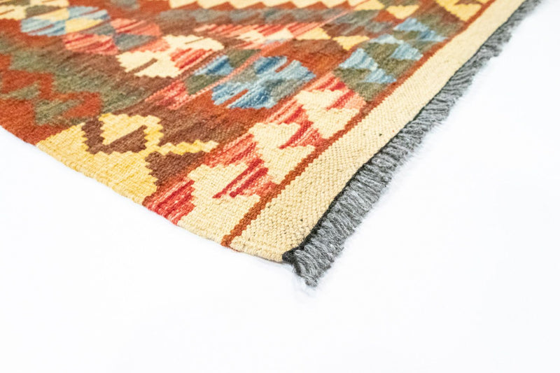 Tapis de couloir Tapis Kelim - Oriental - 192 x 104 cm - orange