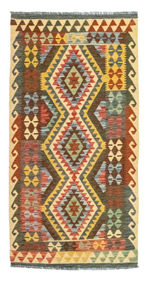 Tapis de couloir Tapis Kelim - Oriental - 204 x 103 cm - multicolore