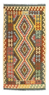 Tapis de couloir Tapis Kelim - Oriental - 204 x 103 cm - multicolore