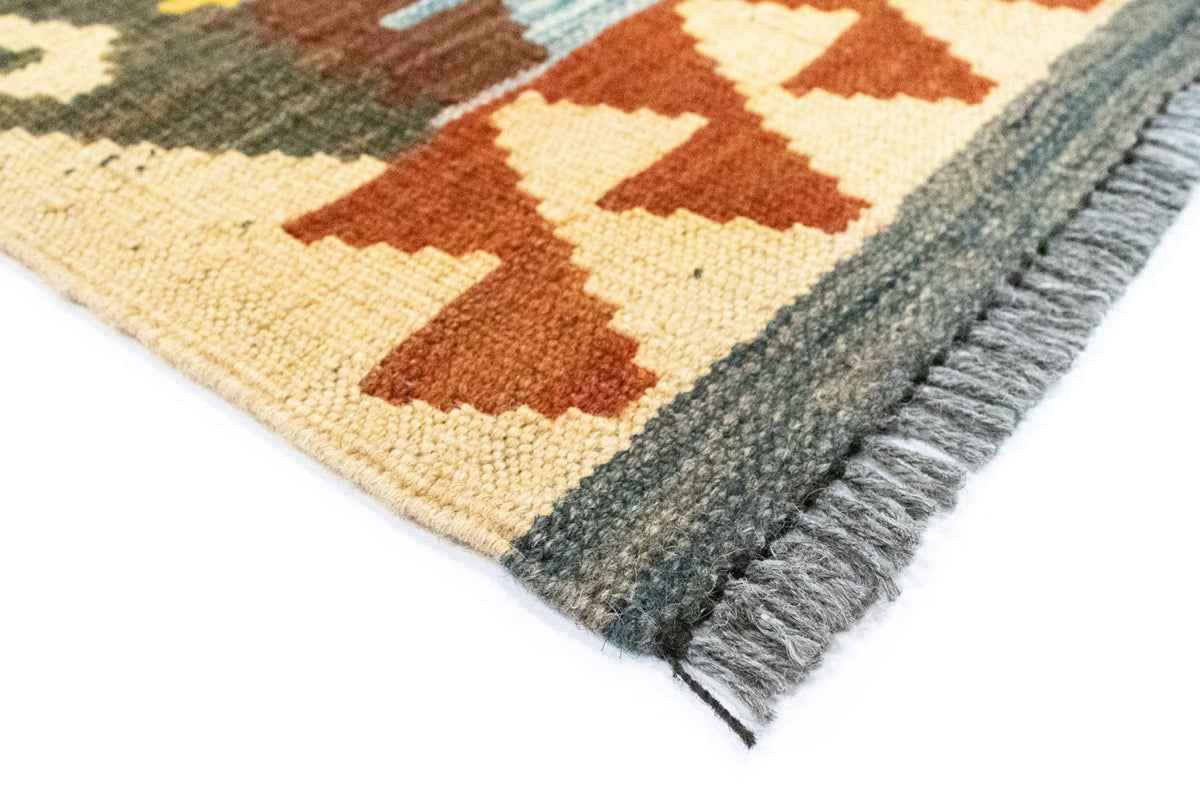 Tapis de couloir Tapis Kelim - Oriental - 204 x 103 cm - multicolore