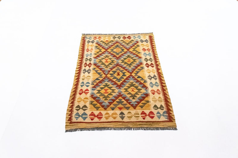 Tapis Kelim - Oriental - 126 x 80 cm - orange