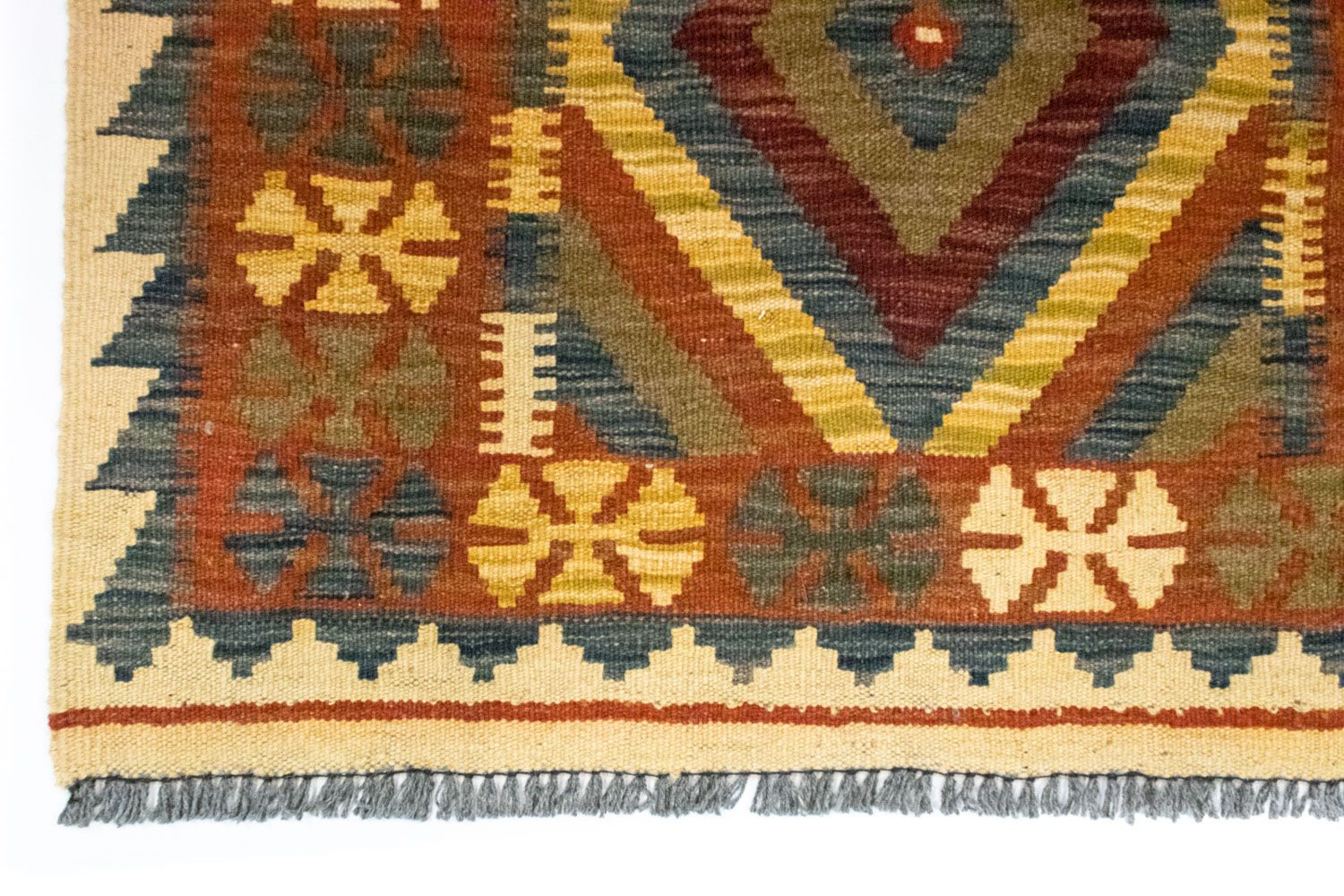 Tapis Kelim - Oriental - 127 x 83 cm - marron