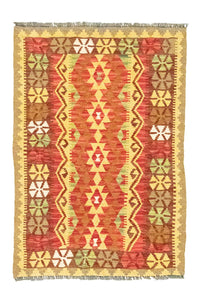 Tapis Kelim - Oriental - 120 x 82 cm - orange