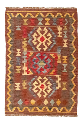 Tapis Kelim - Oriental - 125 x 86 cm - marron